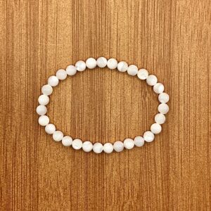 Bracelet boule nacré