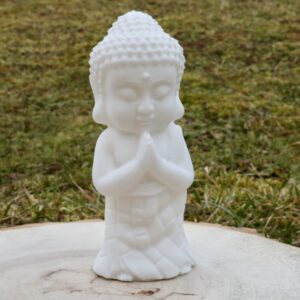 BOUDDHA INDIEN JADE BLANC