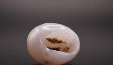 œuf Cœur agate cristallisée (M2)