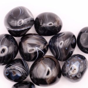 Pierre Roulée agate œil