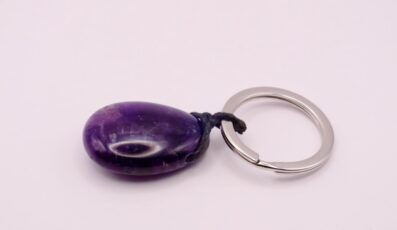 Pendentif Améthyste rubanée pour chien