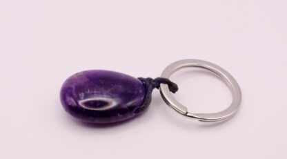 Pendentif Améthyste rubanée pour chien