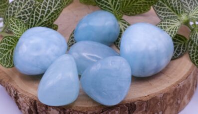 Pierre Roulée aigue marine