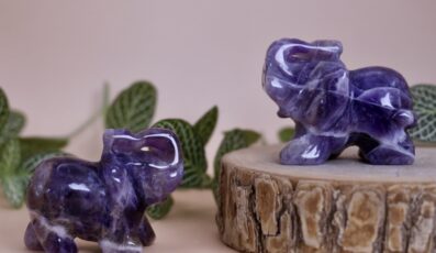 Éléphant en Améthyste