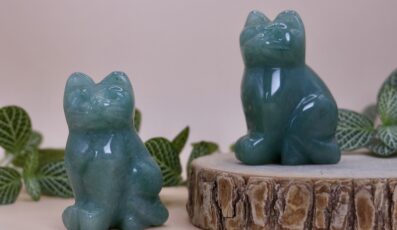 Chat Aventurine verte