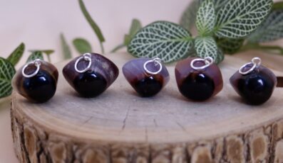 Pendentif agate œil de Shiva