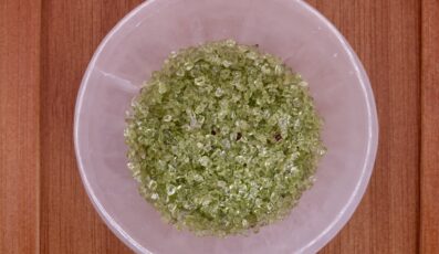 chips de péridot