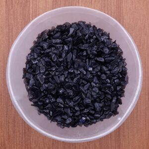 chips en obsidienne noire