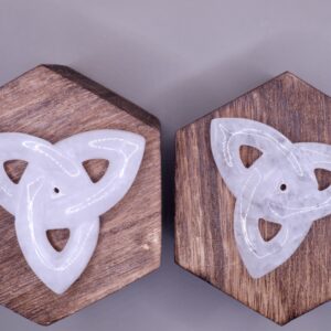 Triquetra en Cristal de Roche