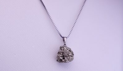 Pendentif Pierre Brute Pyrite