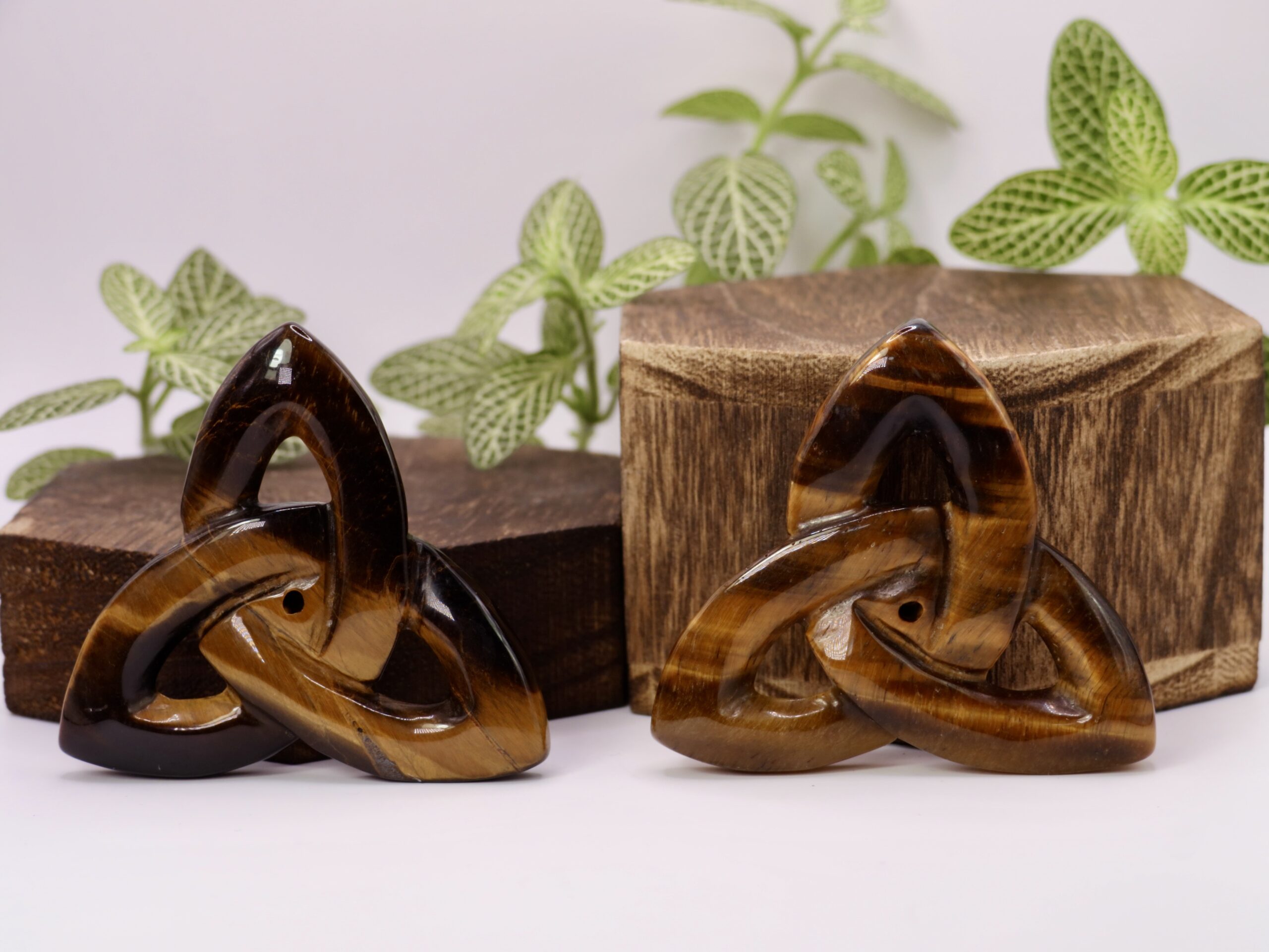 Triquetra en œil de tigre