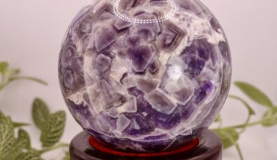 Sphère Améthyste chevron