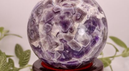 Sphère Améthyste chevron