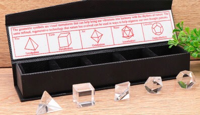 SOLIDE DE PLATON CRISTAL DE ROCHE