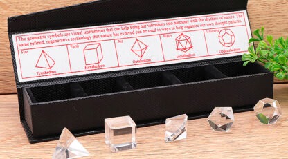 SOLIDE DE PLATON CRISTAL DE ROCHE