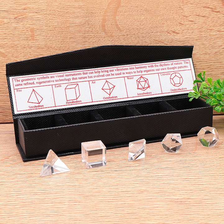 SOLIDE DE PLATON CRISTAL DE ROCHE