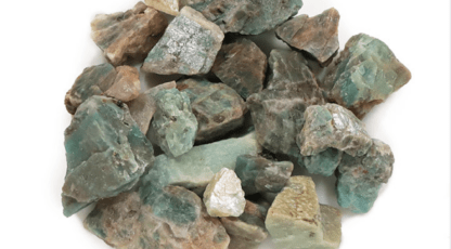 Pierre brute en Amazonite