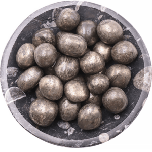 Pierre Roulée en Pyrite