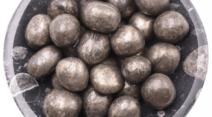 Pierre Roulée en Pyrite