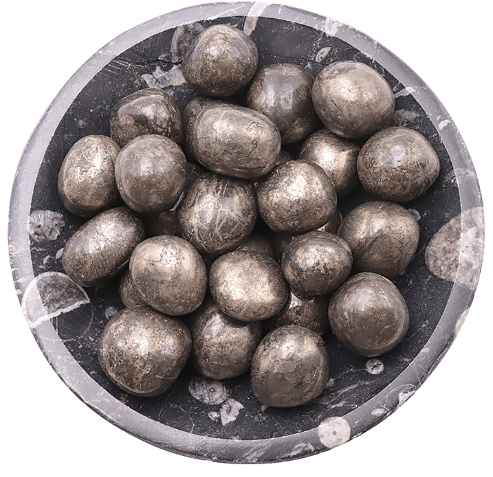 Pierre Roulée en Pyrite