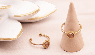 Bague ISEL DORÉE SUPER SEVEN