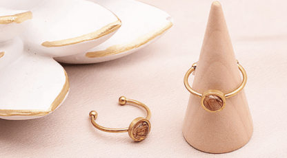 Bague ISEL DORÉE SUPER SEVEN