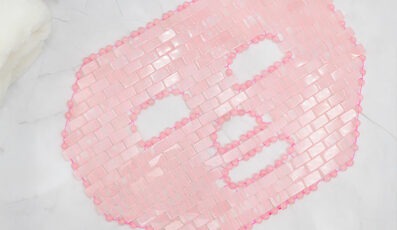 Masque visage quartz rose