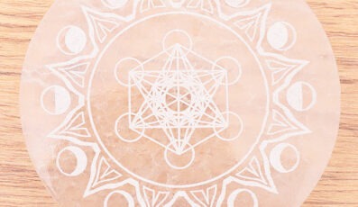 Plaque Sélénite Métatron