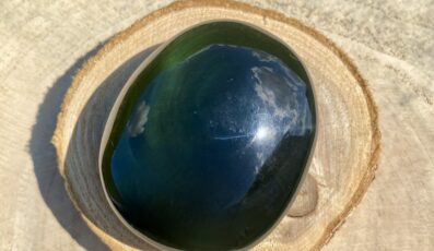 Galet obsidienne œil céleste (Grand modèle M2)