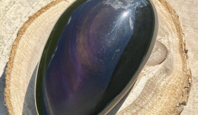 Galet obsidienne œil céleste (Grand modèle M1)