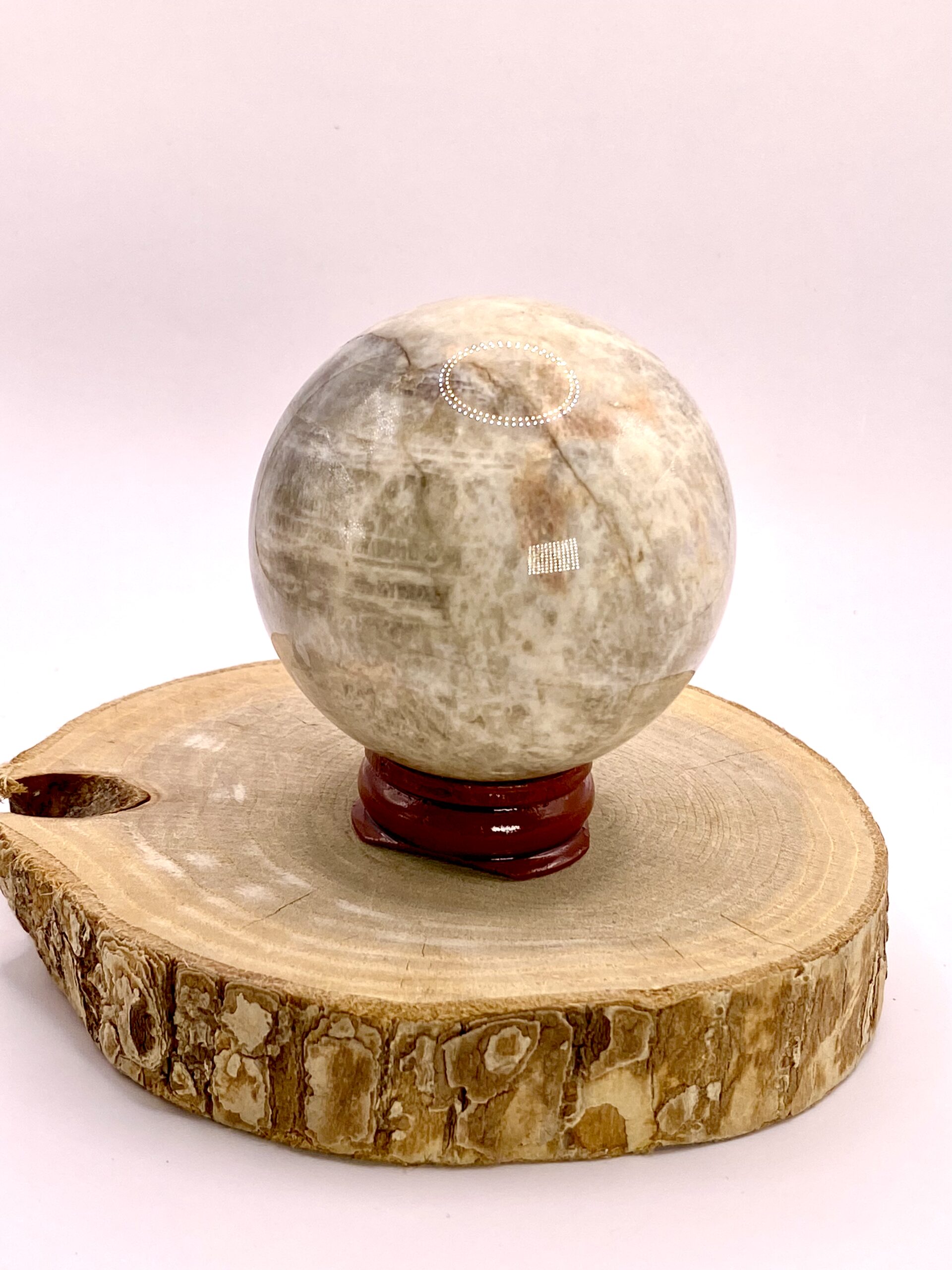 Sphère Pierre de lune beige (M2)