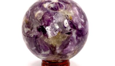 Sphère en lépidolite