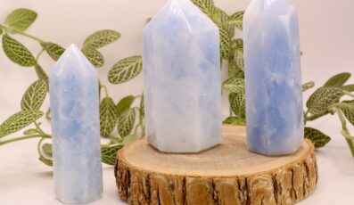 Lot pointe Calcite bleue