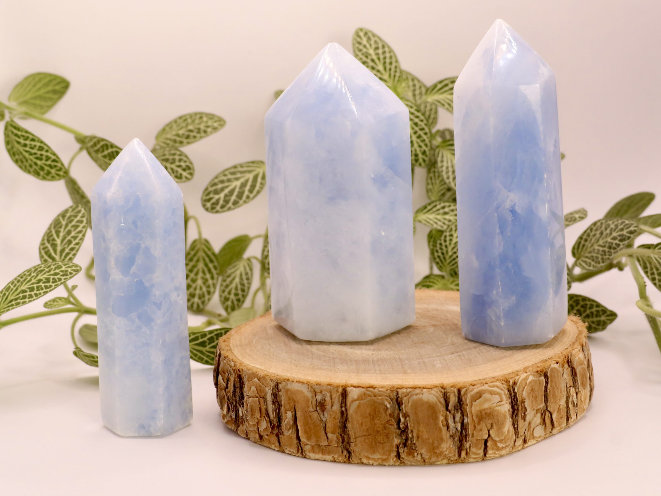 Lot pointe Calcite bleue