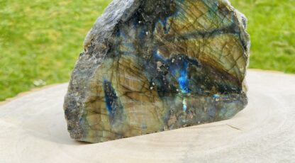 Forme libre 1 face polie labradorite (763g)