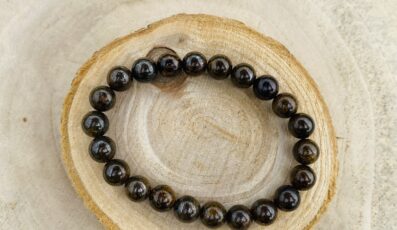 Bracelet boule Biotite
