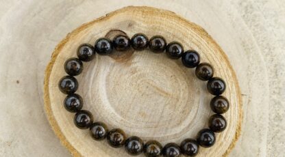 Bracelet boule Biotite