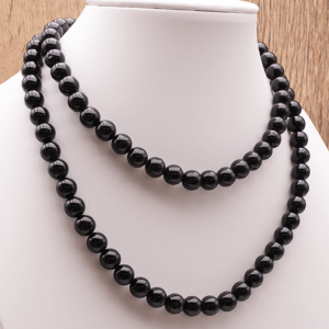 Collier protection énergétique tourmaline noire