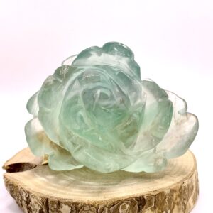 FIGURINE FLEUR FLUORINE VERTE