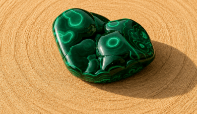 Forme libre Malachite Chrysocolle Polie (M2)