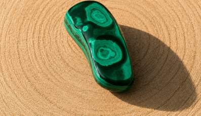 Forme libre Malachite Chrysocolle Polie (M1)