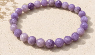 Bracelet facette Lépidolite
