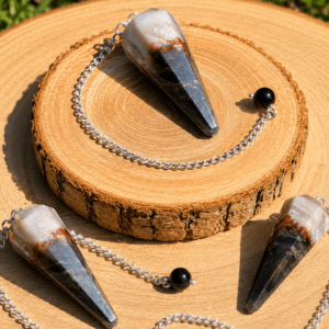 Pendule en sardonyx protection et ancrage énergétique