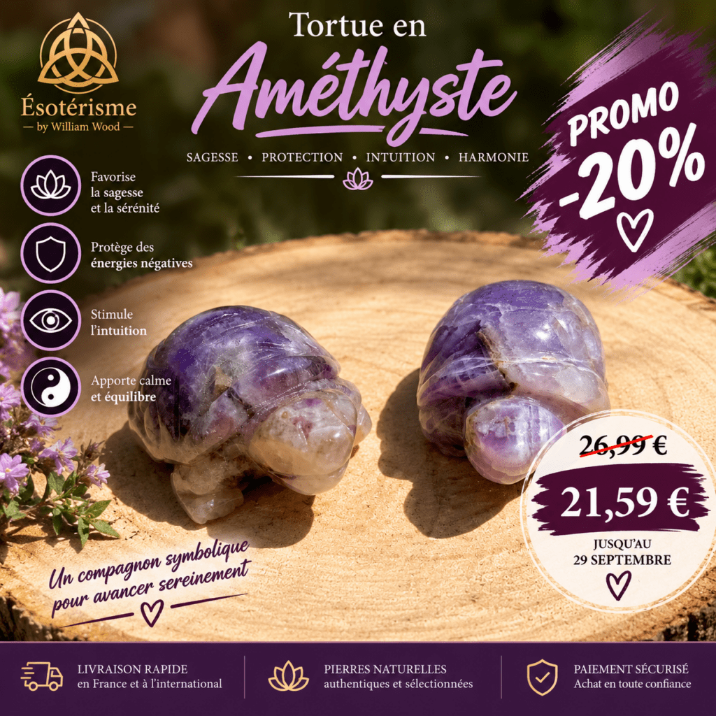 Tortue en Améthyste