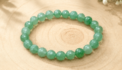 Bracelet Facette Aventurine Verte