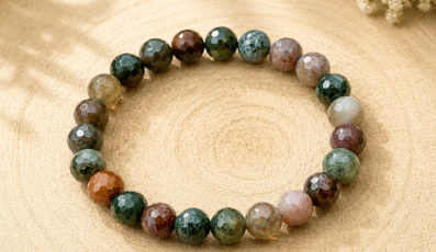Bracelet Facette Agate Indienne