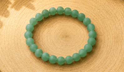 Bracelet Boule Aventurine Verte Mat