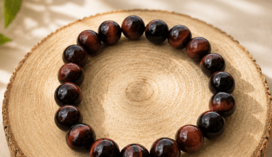 Bracelet boule œil de Taureau (10mm)