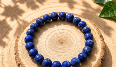 Bracelet Boule Lapis lazuli Mat