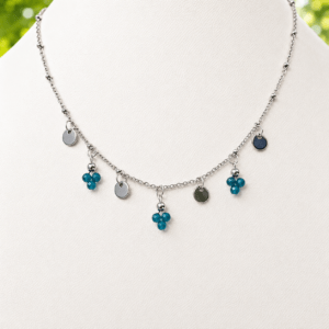 Collier Malachite naturelle pour la confiance et la transformation